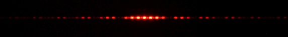 Diffraction pattern from three slits